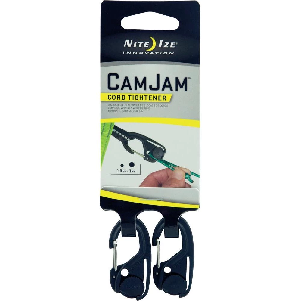 NITE Ize zatezač užeta CamJam mali, 2 komada s užetom NI-NCJS-01-2R2 slika