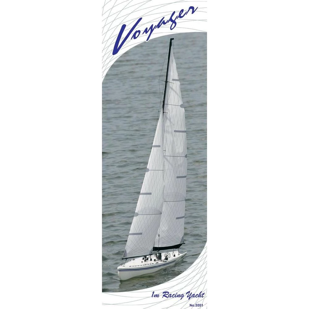 Thunder Tiger Racing-Segel-Yacht VOYAGER III-RC jedrilica, komplet za sastavljanje, 993mm 5551 slika
