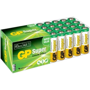 Mignon baterija (AA) alkalna, GP Batteries Super Alkaline 1.5 V 40 kom. slika