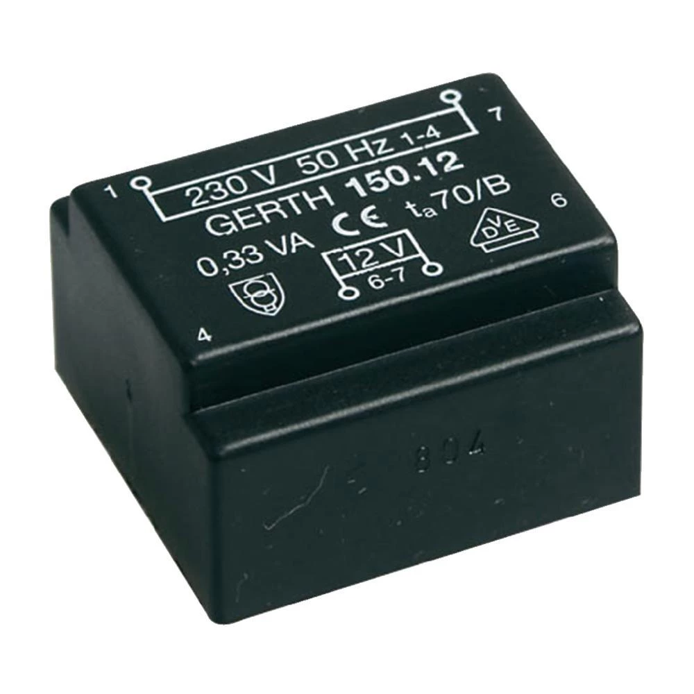 EE 20/6,1 Transformator za tiskane pločice primarni: 230 V sekundarni: 18 V 19 m slika