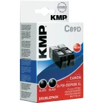 Kompatibilne patrone za printer C89D KMP zamjenjuje Canon PGI-550 crna, pakiranje od 2 komada