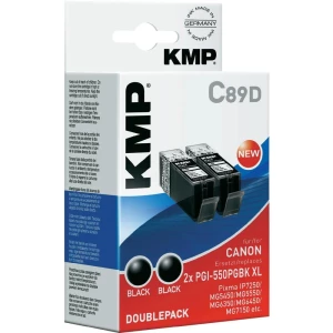 Kompatibilne patrone za printer C89D KMP zamjenjuje Canon PGI-550 crna, pakiranje od 2 komada slika