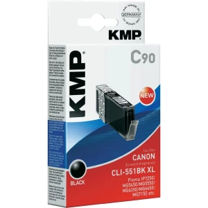 Kompatibilna patrona za printer C90 KMP zamjenjuje Canon CLI-551 Foto crna slika