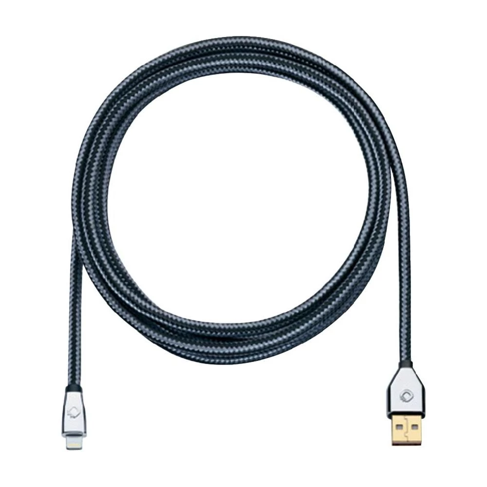Kabel za napajanje/podatkovni Oehlbach za iPad/iPhone/iPod [1x DOCK-utikač Lightning - 1x USB 2.0 utikač A] 2m, siv slika