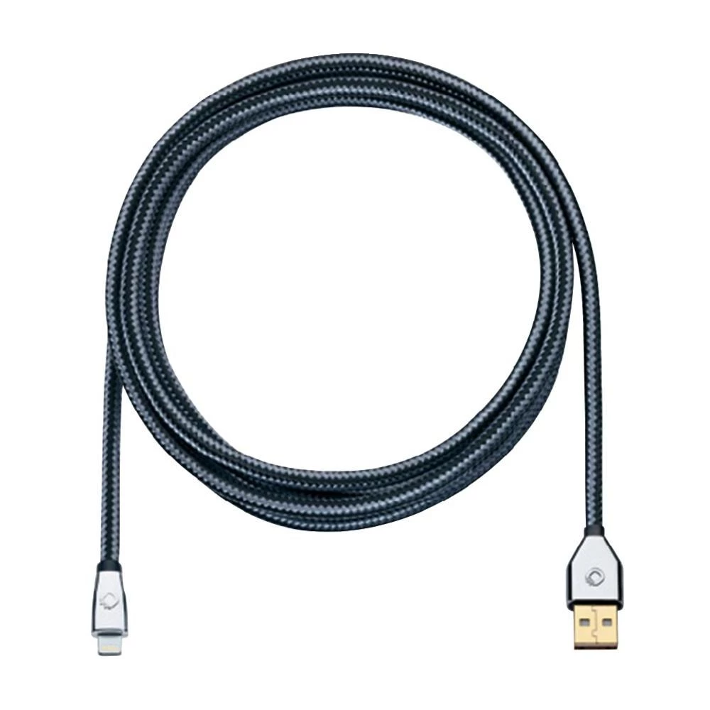 Kabel za napajanje/podatkovni Oehlbach za iPad/iPhone/iPod [1x DOCK-utikač Lightning - 1x USB 2.0 utikač A] 3m, siv slika