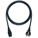 Strujni kabel [1x utikač za hladne uređaje C14 - 1x zaštitni utikač] 3 m crni Oehlbach