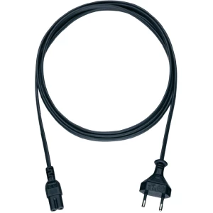 Strujni kabel [1x Euro utikač - 1x utikač za male uređaje C7] 5 m crni Oehlbach slika