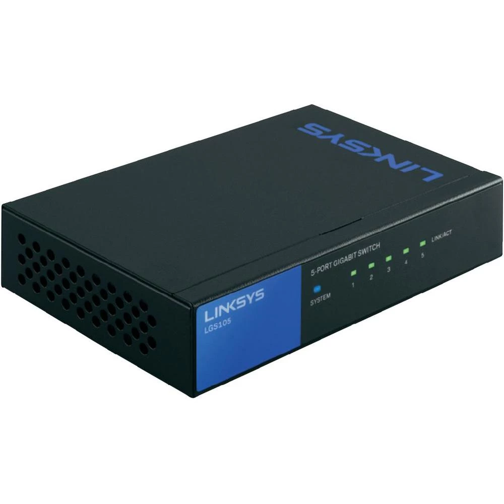 Mrežni Switch uređaj RJ45 LGS105 Linksys 5-portni 1000 MBit/s slika