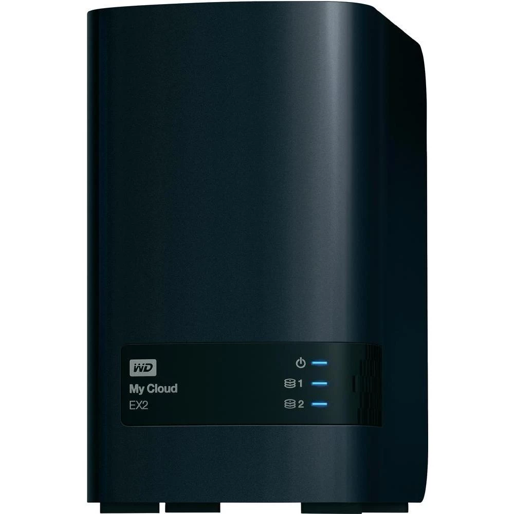 NAS server My Cloud EX2 WD, 4 TB osobna Cloud memorija (2x2TB) WDBVKW0040JCH-EES slika