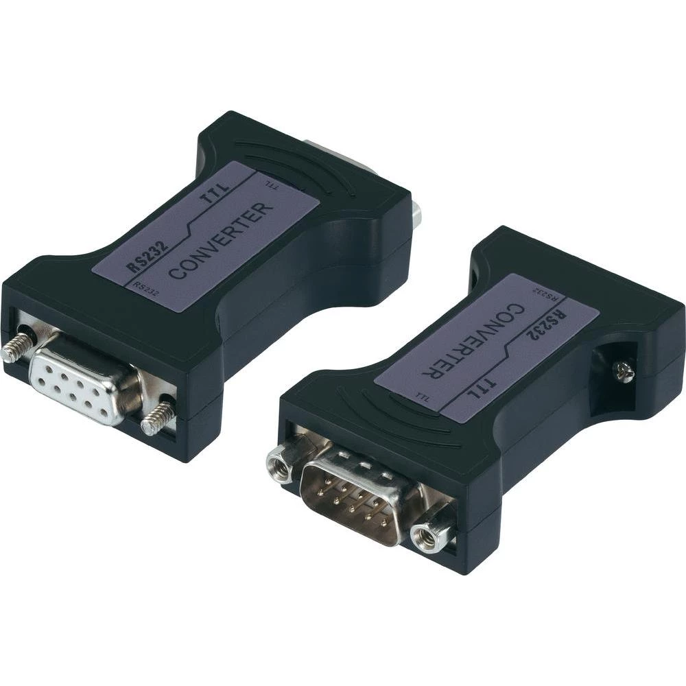 Serijski adapter [1x D-SUB utikač 9pol. - 1x D-SUB utikač 9pol.] 0 m crni slika