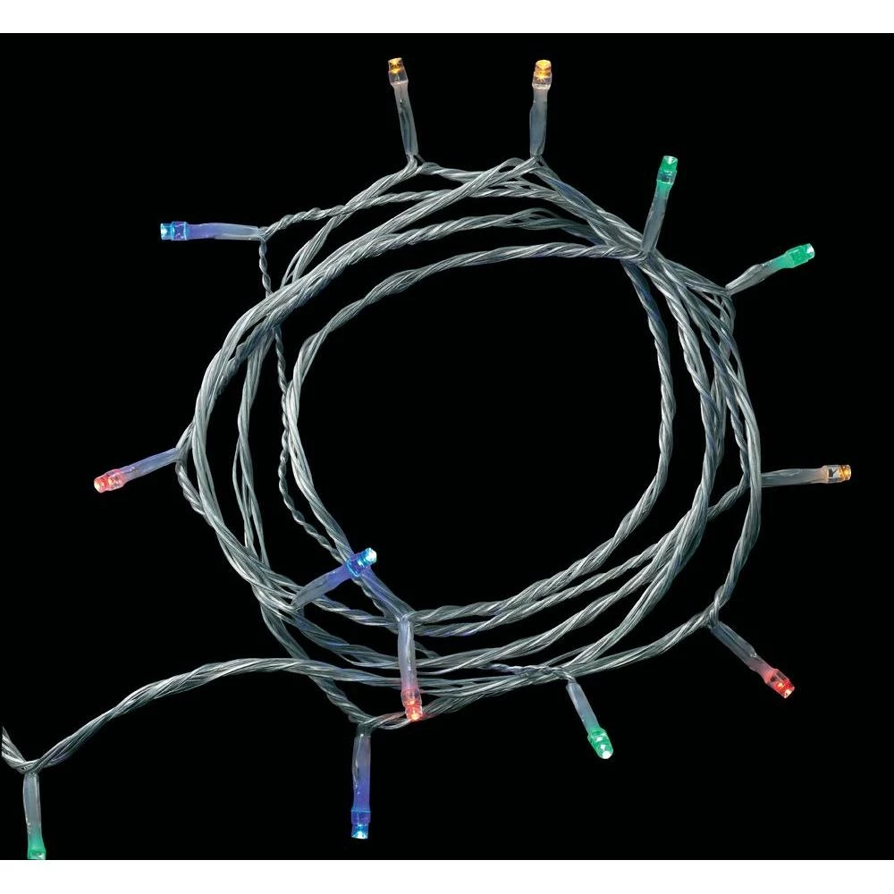 Solarni svjetlosni lanac za vanjsku upotrebu Polarlite solarno napajanje 48 LED šarena 1240 cm slika
