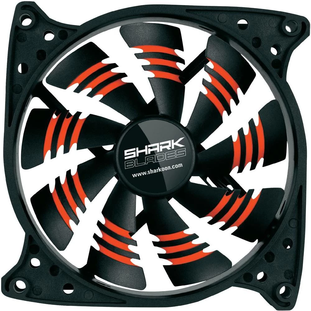 Ventilator za PC Sharkoon Shark Blades 120mm crveni slika