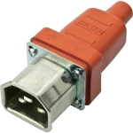Utični konektor za tople uređaje C22 Kalthoff ravni broj polova: 2 + PE 16 A crvena, metal 444S/D/Si 1 komad