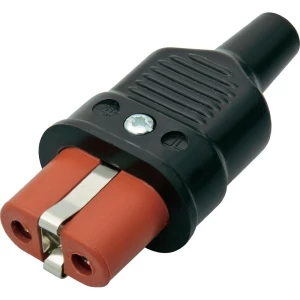 Utični konektor za tople uređaje 344P/Si Kalthoff, ženski, ravni broj polova: 2 + PE 16 A crna, crvena 1 komad slika