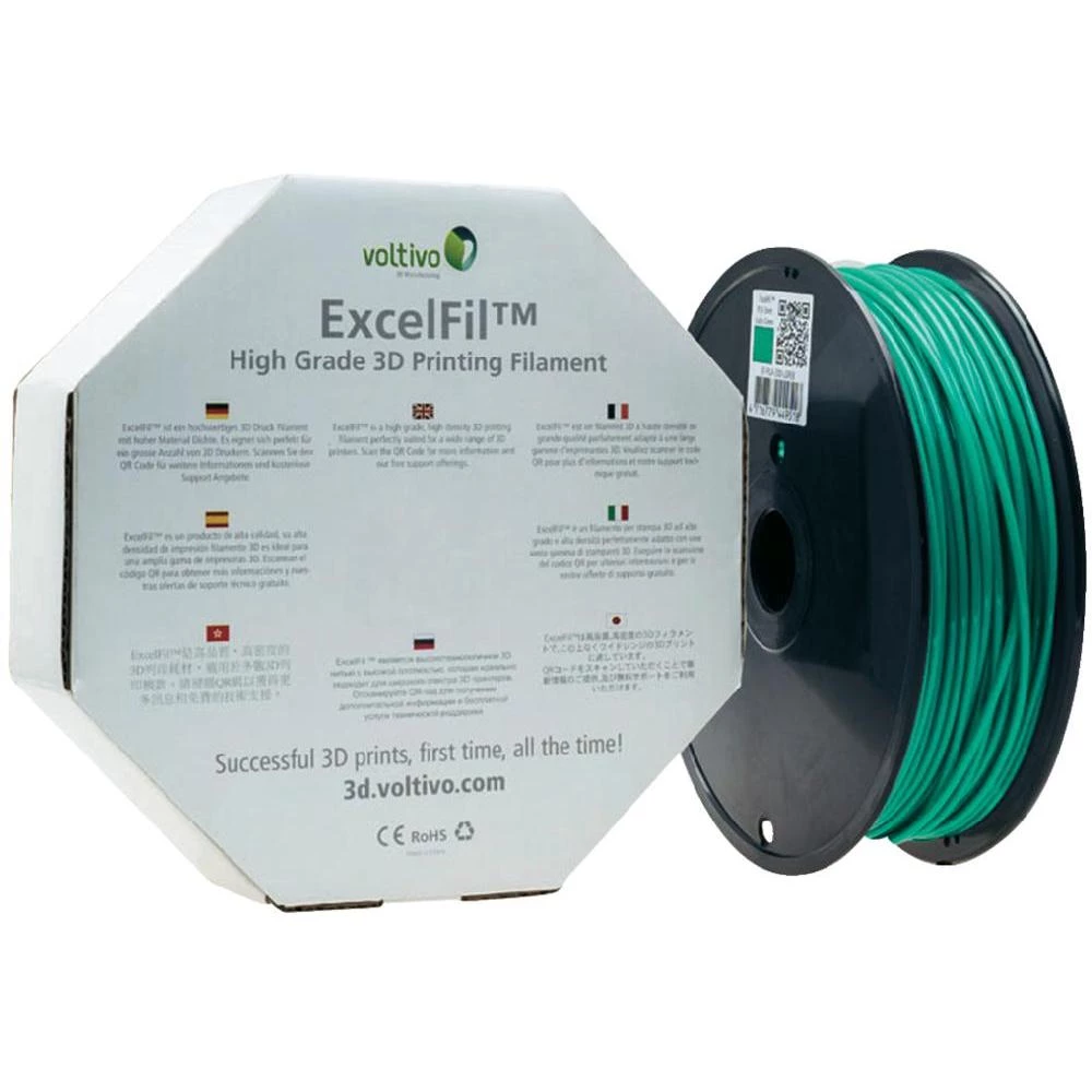 Filament Voltivo EF-ABS-175-LGREE ABS plastika 1.75 mm zelena slika