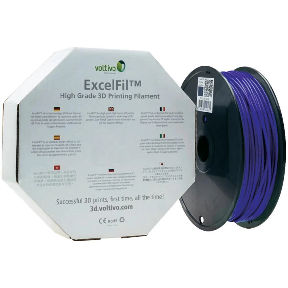 Filament Voltivo EF-ABS-175-OBLUE ABS plastika 1.75 mm plava slika