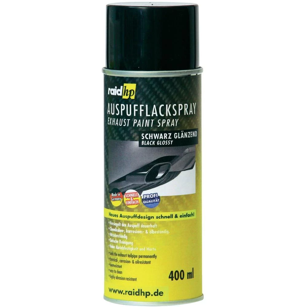 raid hp 351000-Lak za ispuhe, raspršivač, crn, sjaj, 400ml slika