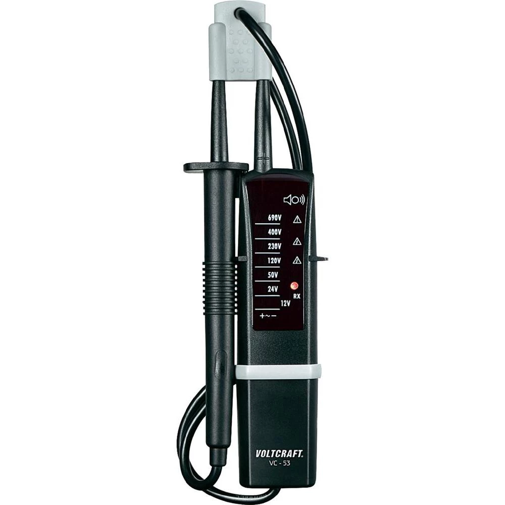 VOLTCRAFT VC-53 dvopolni ispitivač napona, 12 - 690 V AC/DC LED/vibrator slika