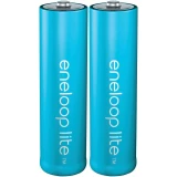 Mignon akumulatorska baterija (AA) NiMH Panasonic eneloop Lite HR06 900 mAh 1.2 V, 2 kom.