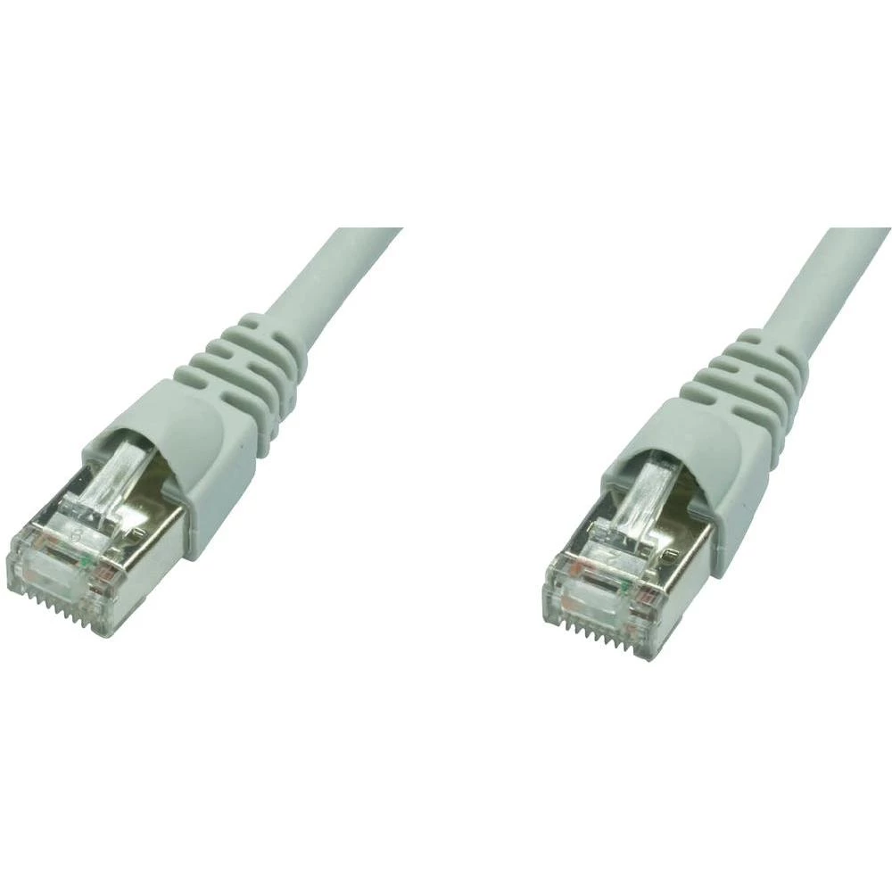 RJ45 mrežni kabel CAT 5e F/UTP [1x RJ45 utikač - 1x RJ45 utikač] 7.50 m sivi nez slika