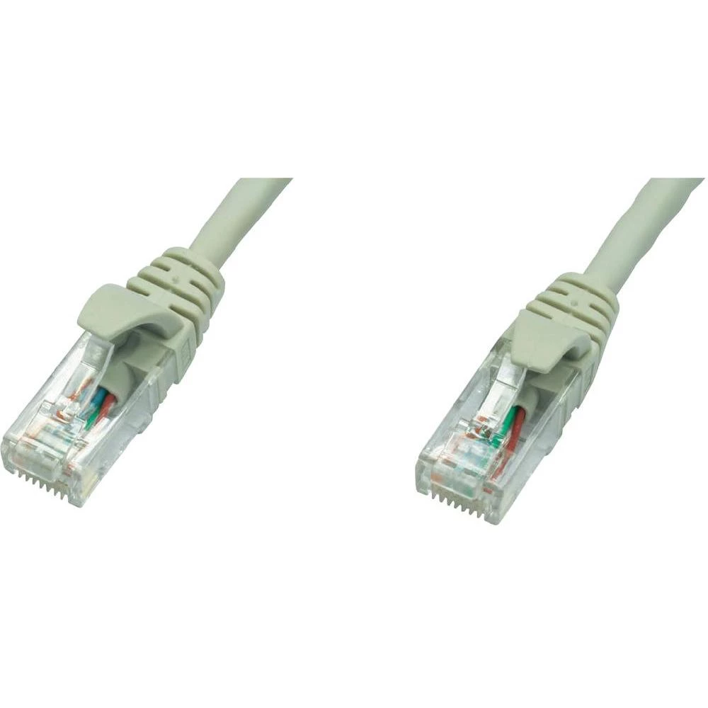 RJ45 mrežni kabel CAT 5e U/UTP [1x RJ45 utikač - 1x RJ45 utikač] 50 m sivi nezap slika