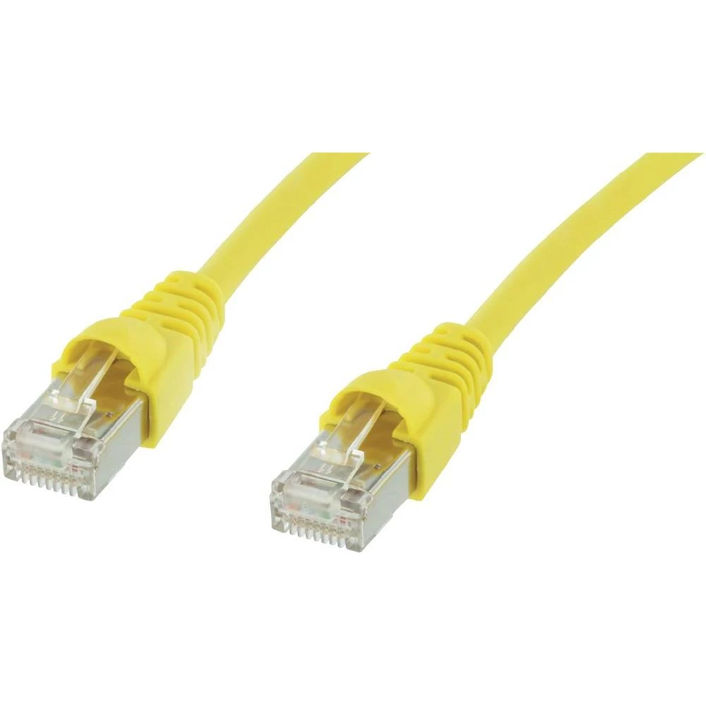 RJ45 mrežni kabel CAT 5e S/UTP [1x RJ45 utikač - 1x RJ45 utikač] 7.50 m žuti nezapal., zaštićeni L00004A0058 Telegärtner slika