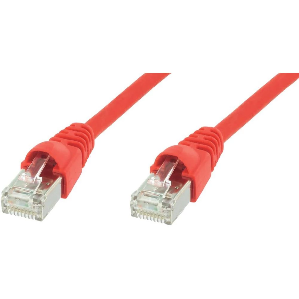 RJ45 mrežni kabel CAT 6A S/FTP [1x RJ45 utikač - 1x RJ45 utikač] 5 m crveni nezapal., zaštićeni L00003A0057 Telegärtner slika