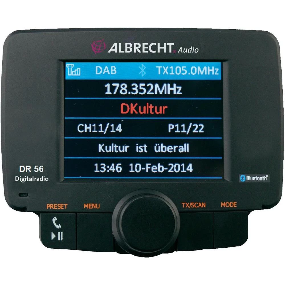 Albrecht DR-56 DAB radio + adapter za autoradio 27356 slika