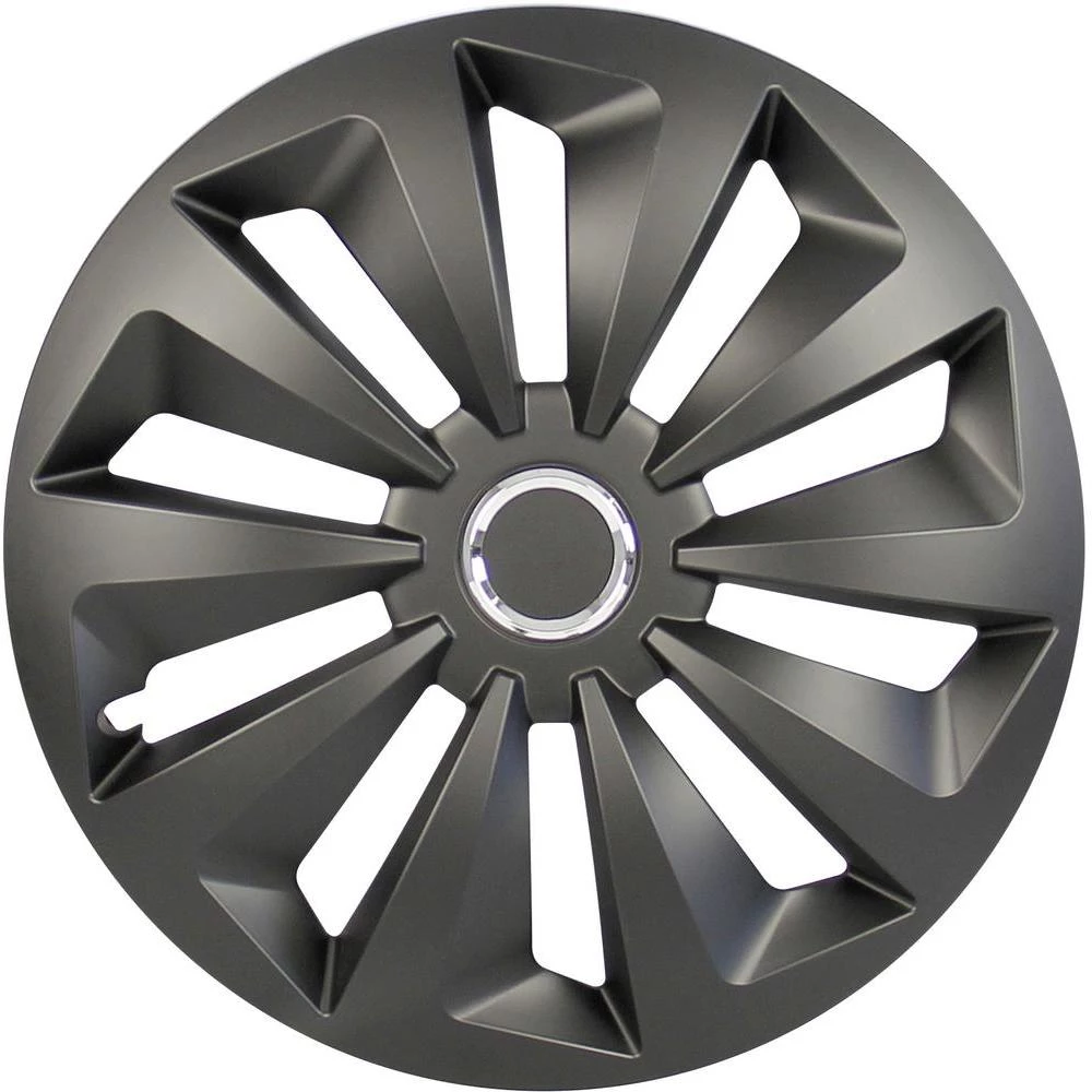 Ukrasni poklopci kotača Fox R16 crni (mat) 4 komada, cartrend 70383 slika