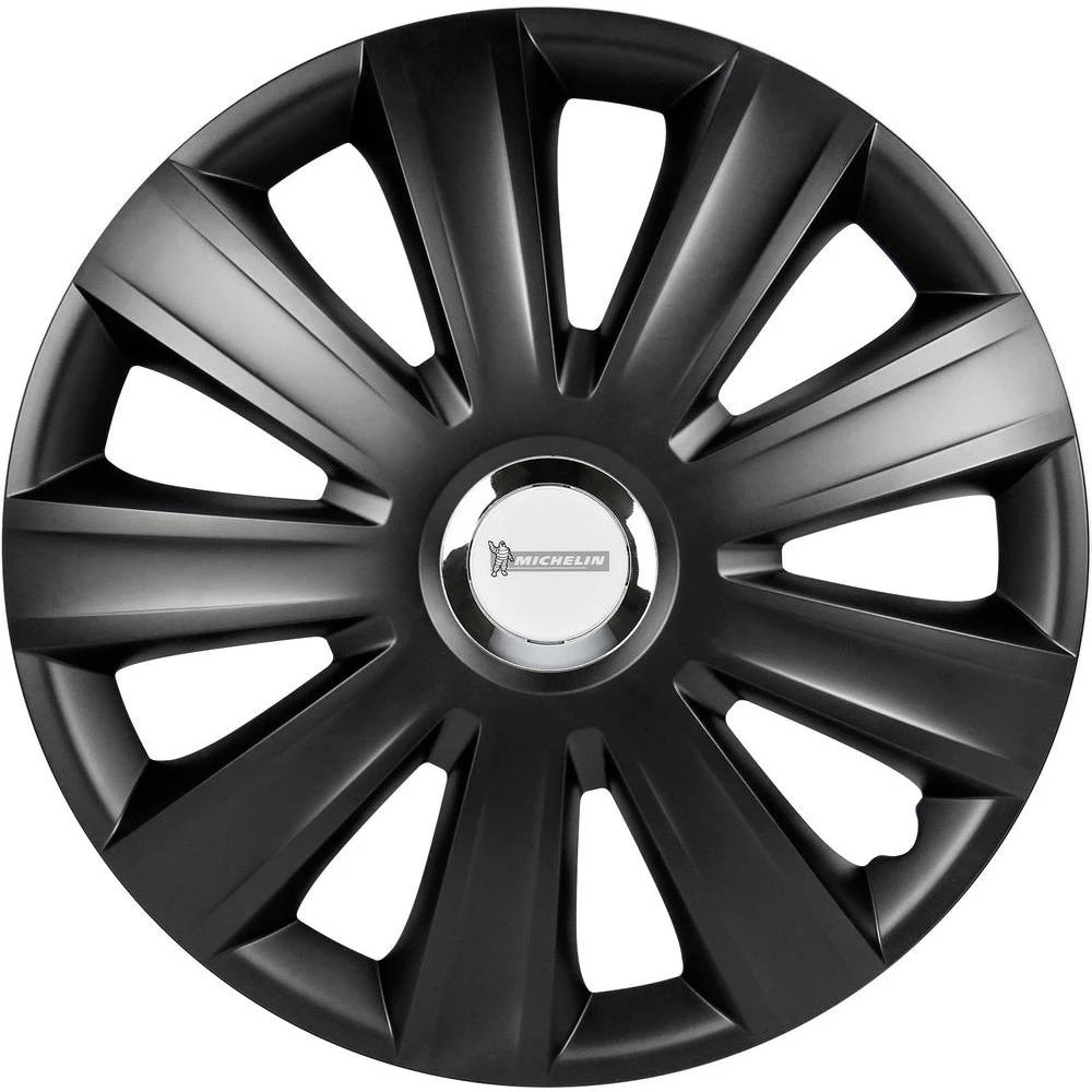 Ukrasni poklopci kotača Fabienne R14 crni (mat) 4 komada, Michelin 92009 slika
