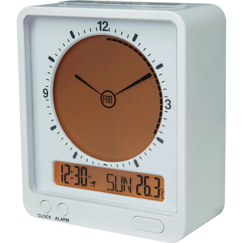 Radijska budilica s digitalnim i analognim prikazom slika