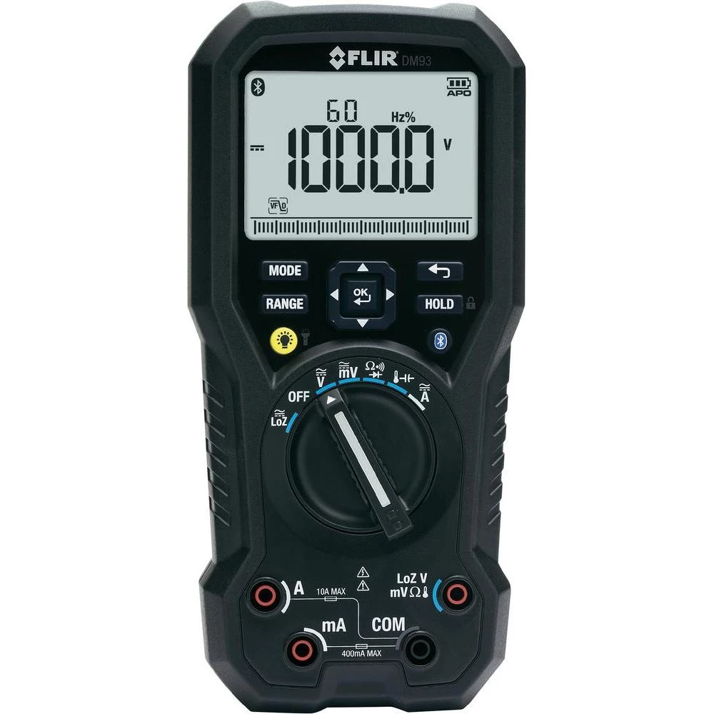 Digitalni ručni multimetar DM93 FLIR CAT III 1000 V slika