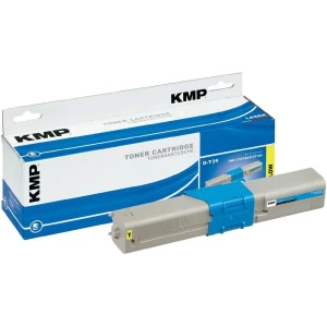 Kompatibilni toner O-T39 KMP zamjenjuje OKI 50193310 žuta kapacitet stranica maks. 2200 stranica slika