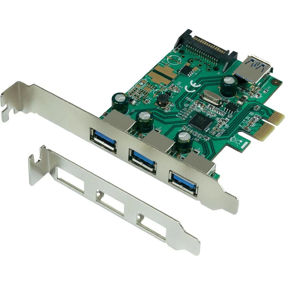 3+1-portna USB 3.0 PCI-Express upravljačka kartica Renkforce slika