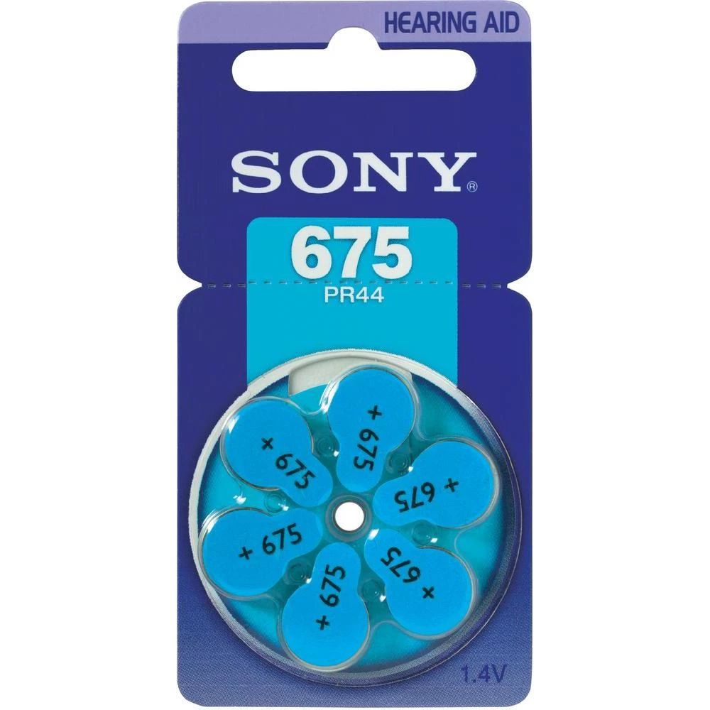 Gumbasta baterija ZA 675 Sony cink-zrak ZA675 605 mAh 1.4 V 6 komada slika