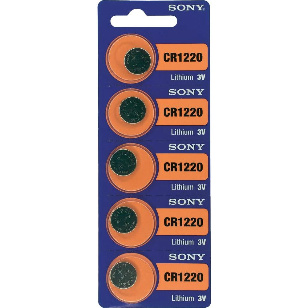 Gumbasta baterija CR 1220 litijska Sony CR 1220 40 mAh 3 V 5 kom. slika