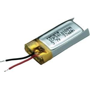 Litij-polimerska baterija Renata ICP341018PM 3.7 V 35 mAh (D x Š x V) 19.5 x 10. slika
