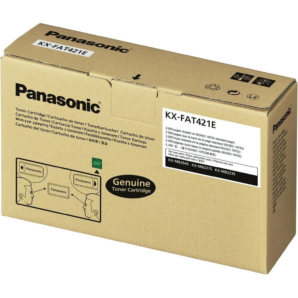 Original toner KX-FAT430X Panasonic crna kapacitet stranica maks. 3000 stranica slika