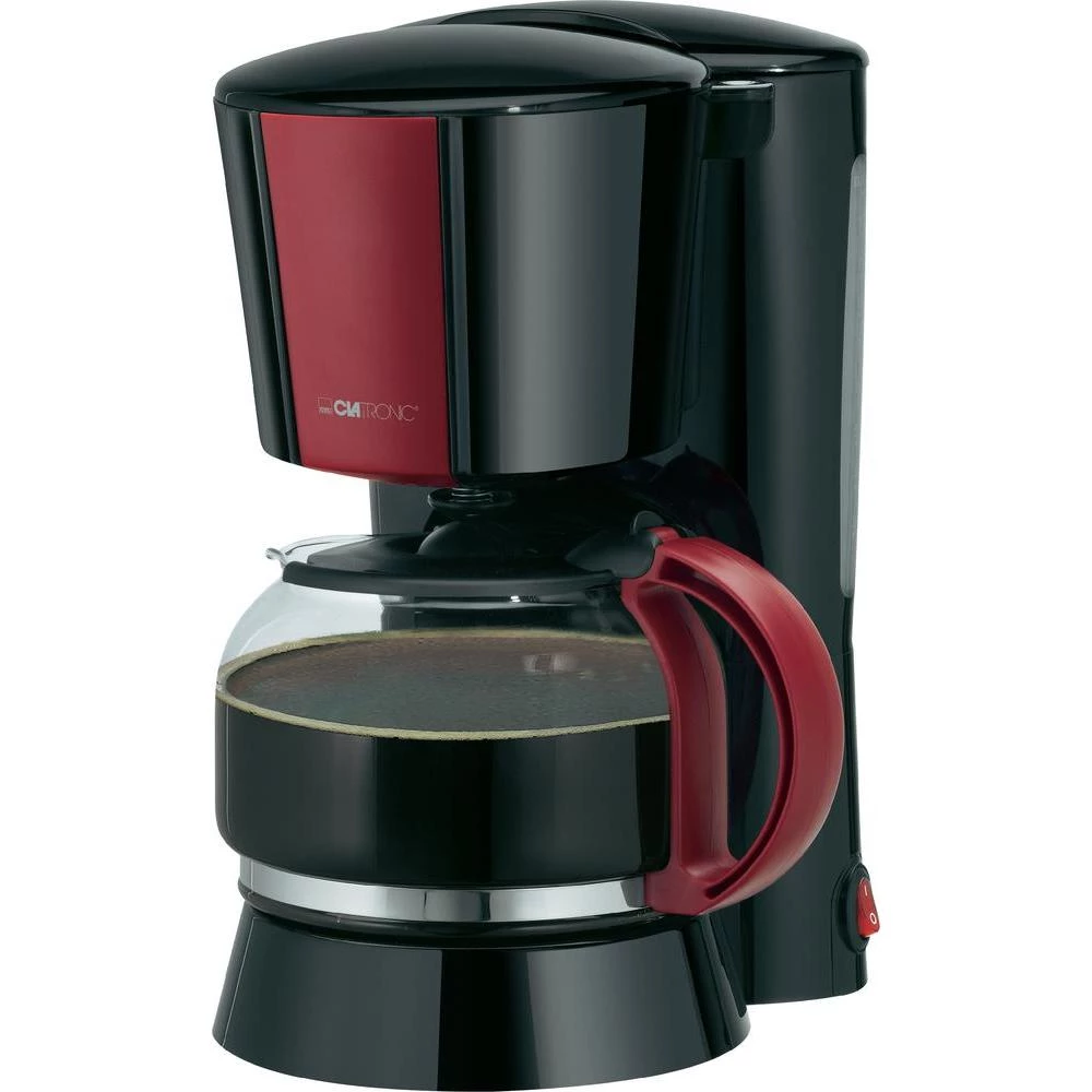 Aparat za filter kavu Clatronic KA3552 tamno crveni, crni, za 8 šalica, funkcija održavanja topline slika
