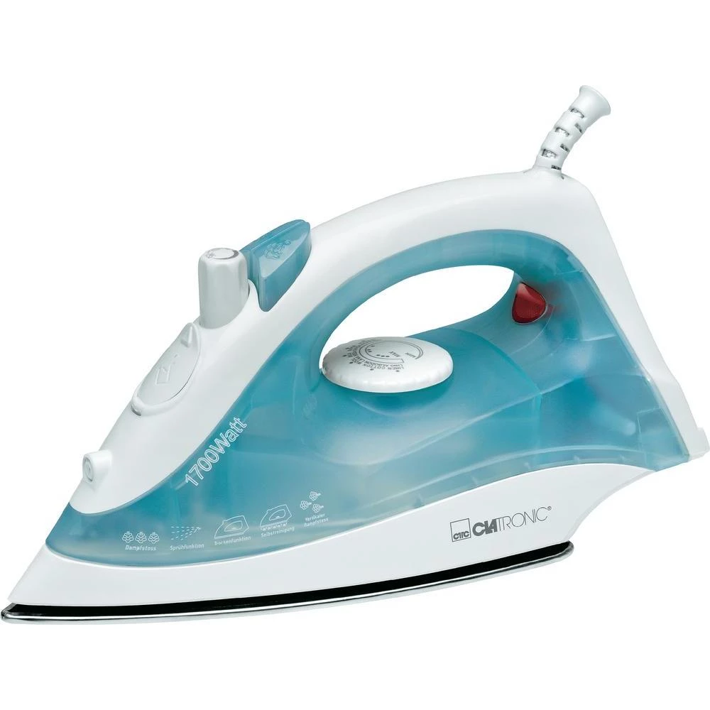 Parno glačalo Clatronic DB 3578 bijelo, svijetloplavo 1700 W slika