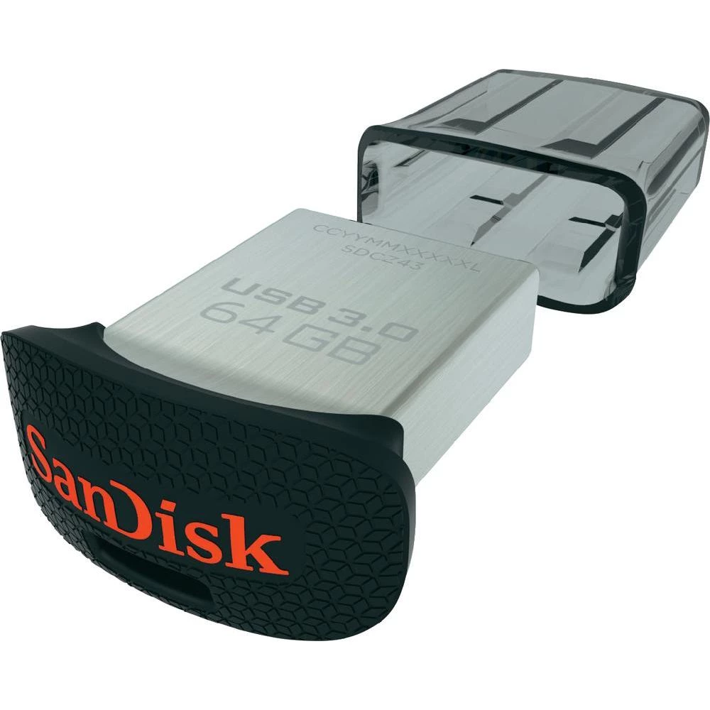 USB stik 64 GB SanDisk Ultra Fit™ crni SDCZ43-064G-G46 USB 3.0 slika