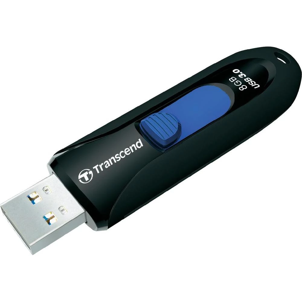USB stik JetFlash® 790 Transcend 8 GB crni/plavi TS8GJF790K USB 3.0 slika