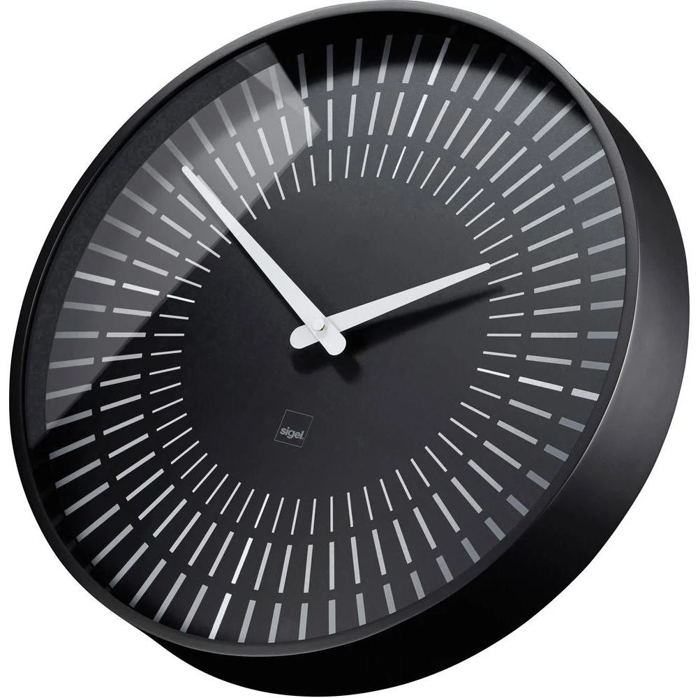 Zidni sat Sigel Style Design artetempus lox ( x D) 36 cm x 6 cm crni slika