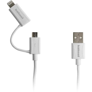 Kabel za punjenje 2 u 1 Hähnel, mikro USB Apple Lighning priključci slika