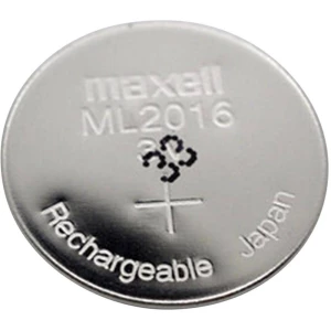 Gumbasti akumulator ML 2016 litijski Maxell ML2016 25 mAh 3 V 1 kom. slika