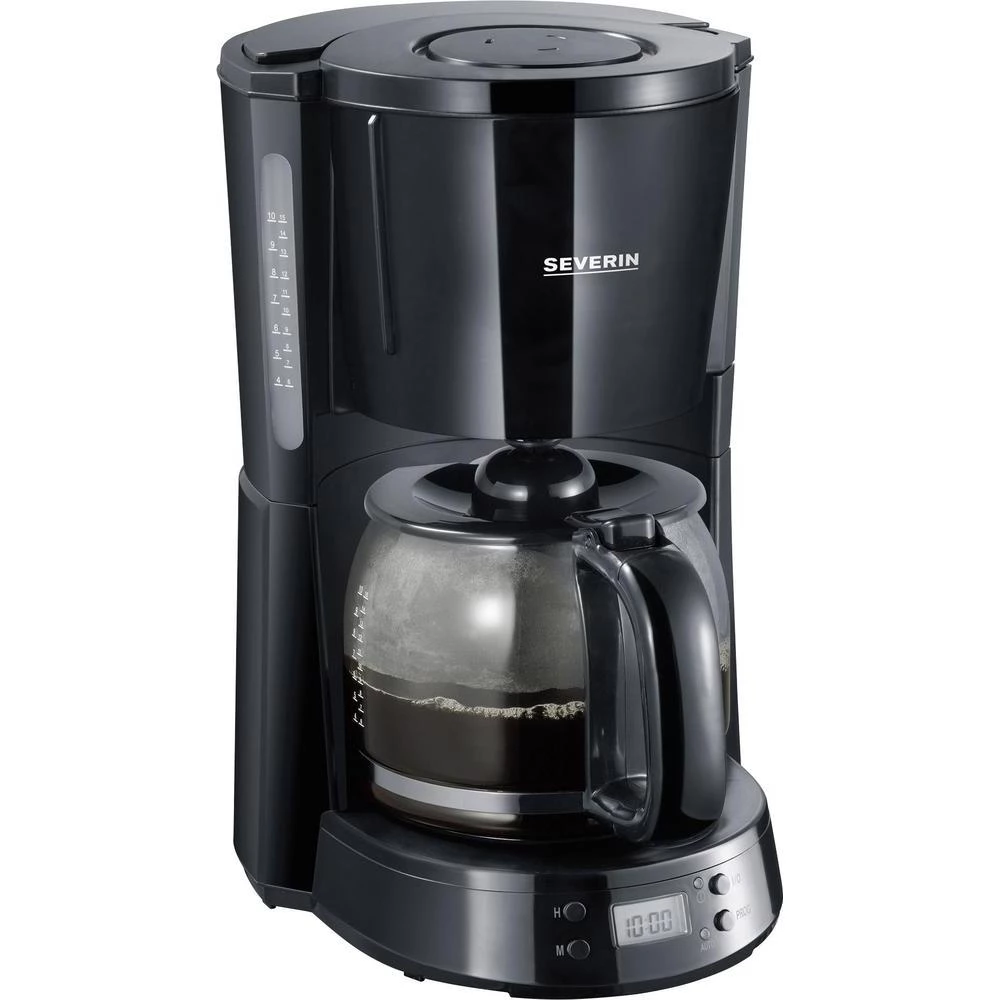 Aparat za kavu KA 4191 Severin crni za 10 šalica, tajmer slika