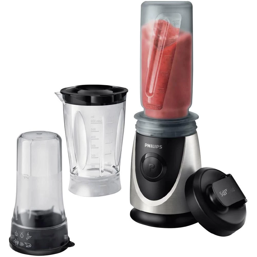 Blender Philips Daily Collection Minimikser 350 W crni/srebrni slika