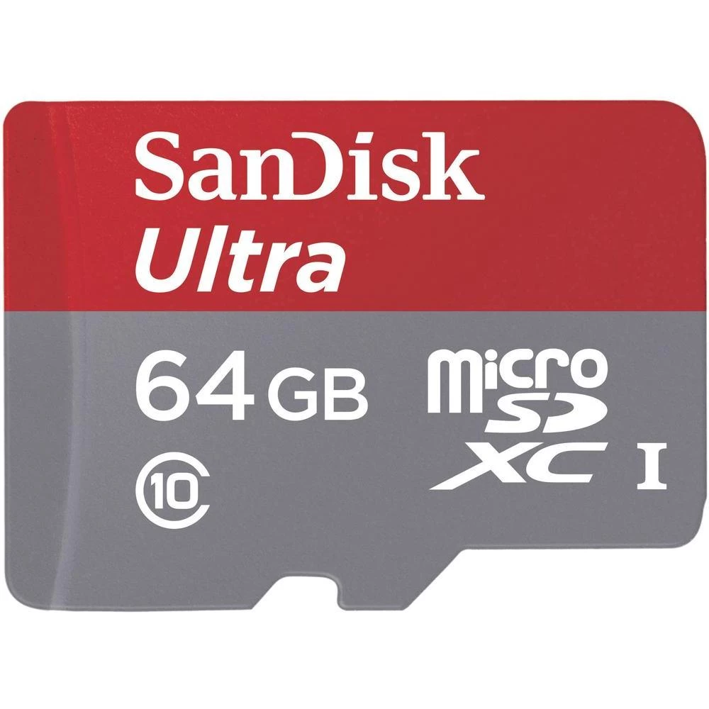 microSDXC kartica SanDisk Ultra® Class 10 UHS-I uklj. SD-adapter 64 GB slika