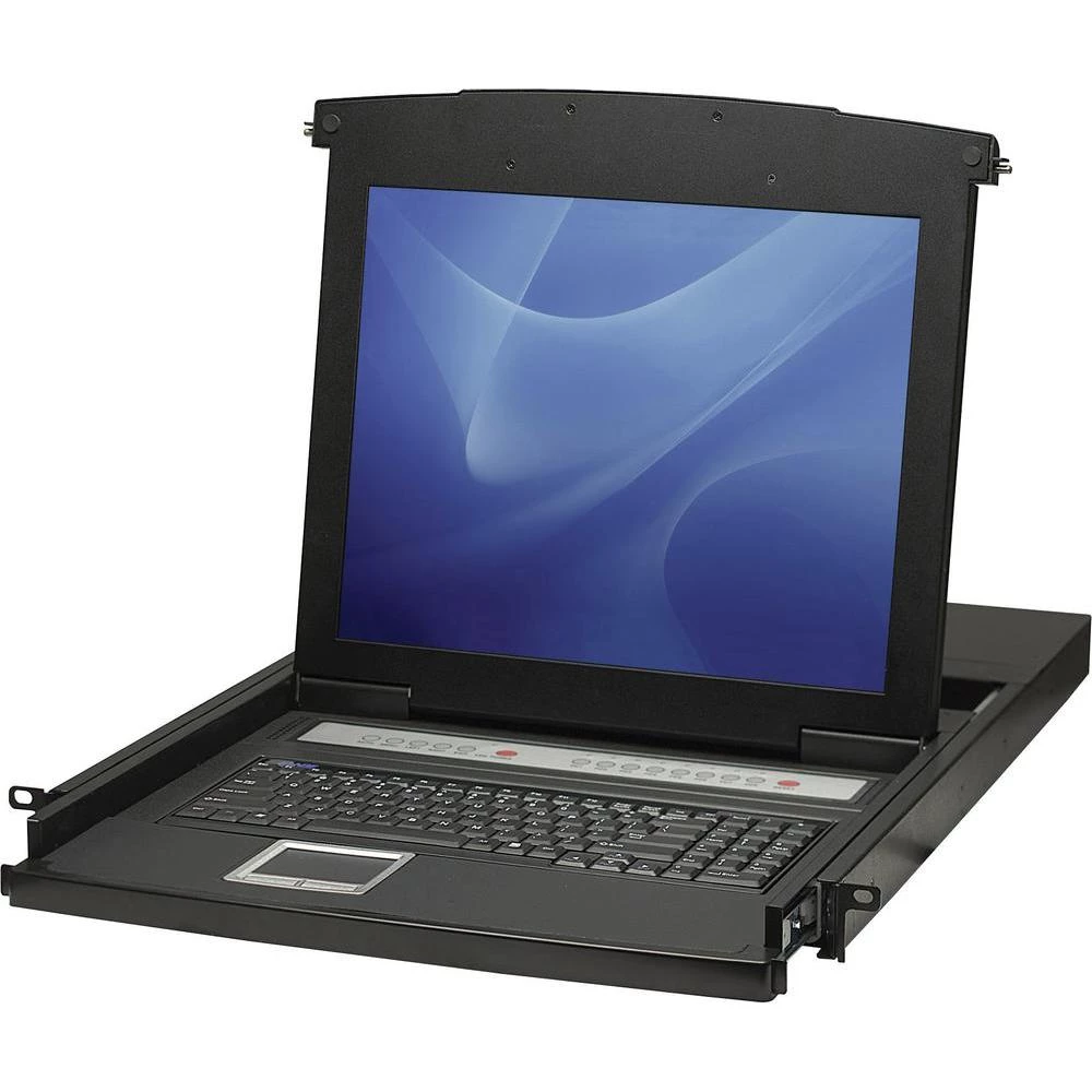 8-portni Rackmount KVM switchuređaj s LCD konzolom Intellinet slika