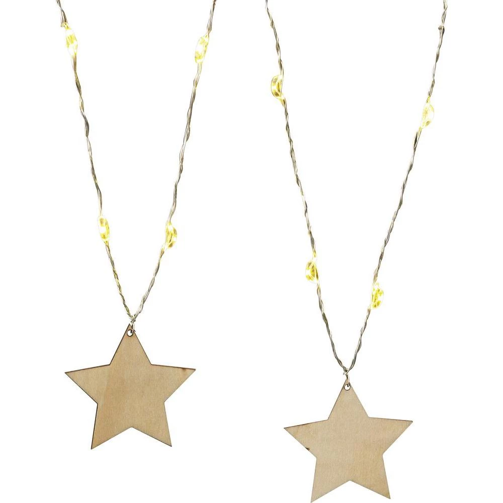 Lanac žaruljica s motivom LBA-04-007 Polarlite unutrašnji napajanje na baterije LED toplo-bijeli 149.94 cm slika